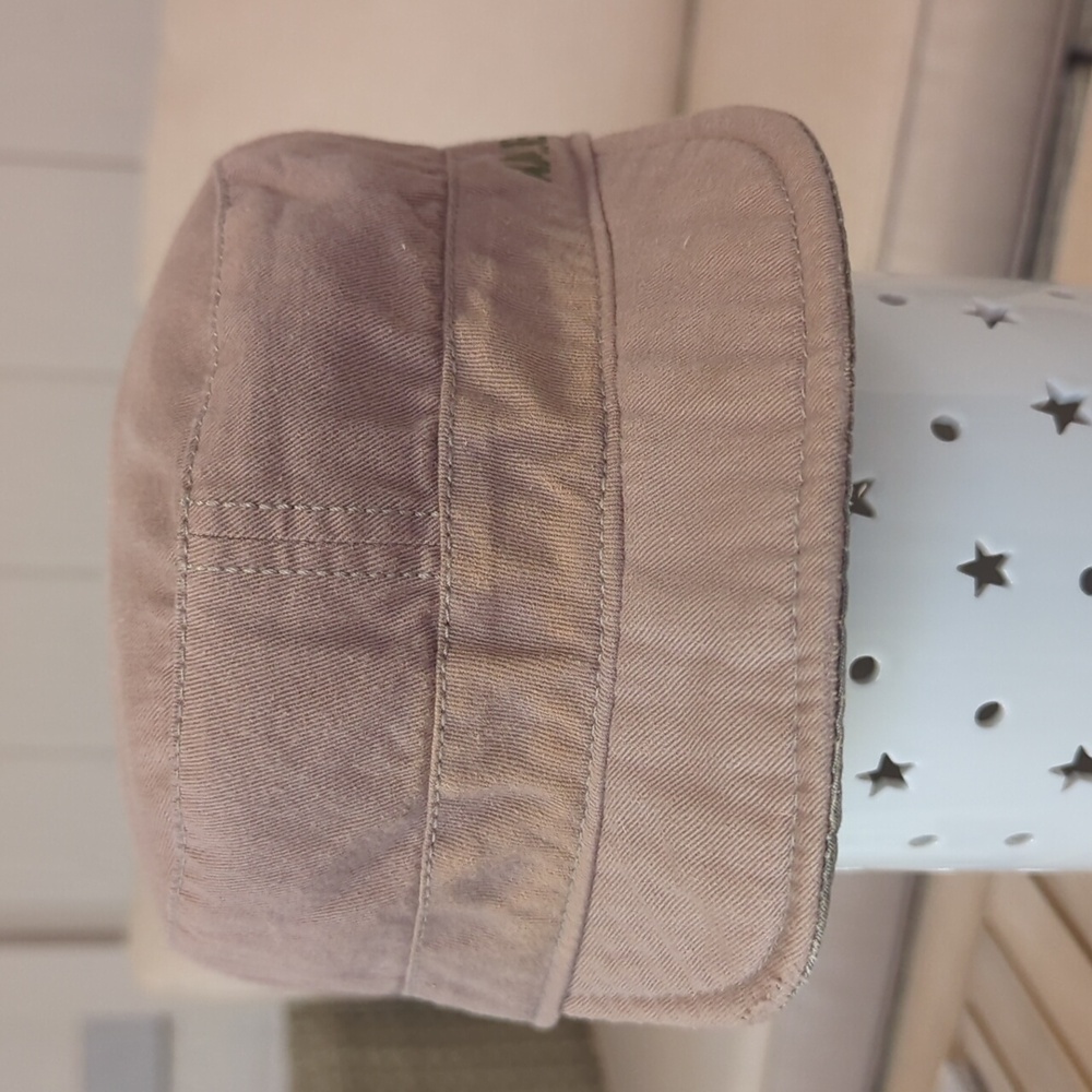 Y2K AEO REVERSIBLE Military Cadet Hat - Camo/Tan - Two Hats In One! - Picture 11 of 12